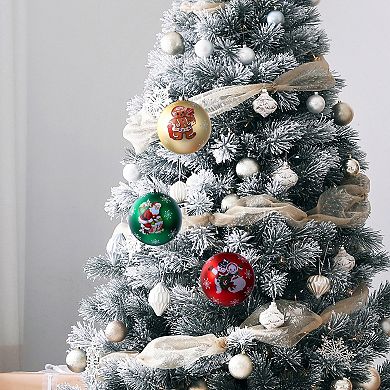 Mr Christmas 6 in. Set of 3 Shatterproof Ball Ornaments