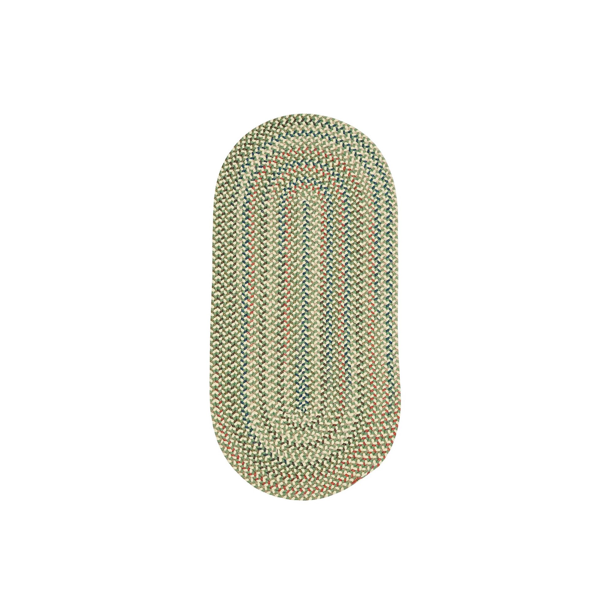 Colonial Mills Stonegate Reversible Multi Runner Rug, Moss Yellow