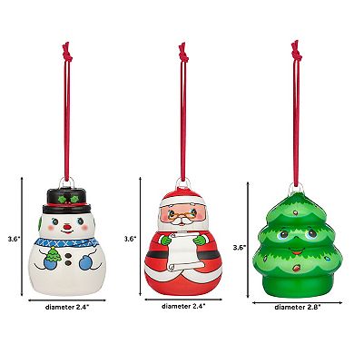 Mr. Christmas Set of 3 Marshmelodies Musical Ornaments