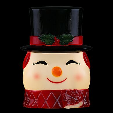 Mr Christmas 12-in. Blow Mold Snowman Lit Tree Topper