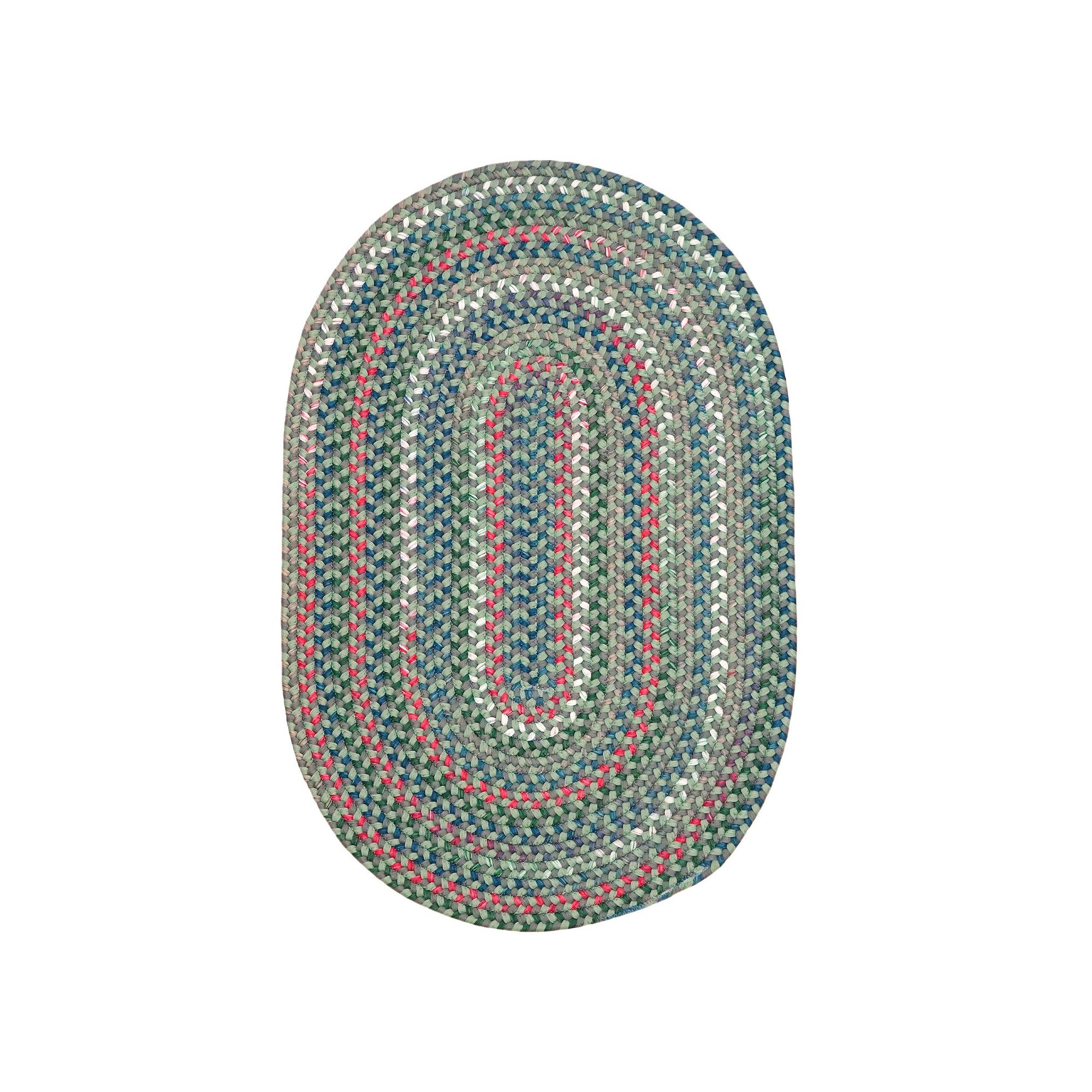 Colonial Mills The Hammersmith Classic Braided Area Rug, Ash Green