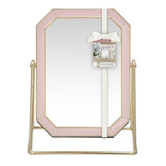 Belle Maison Pink Enamel Mirror