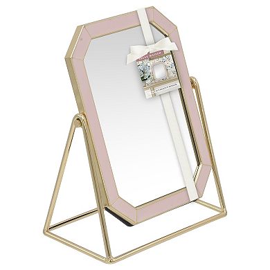 Belle Maison Pink Enamel Mirror