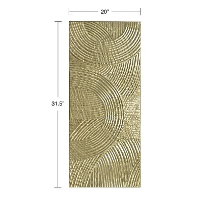 Belle Maison Metal Panel Wall Décor