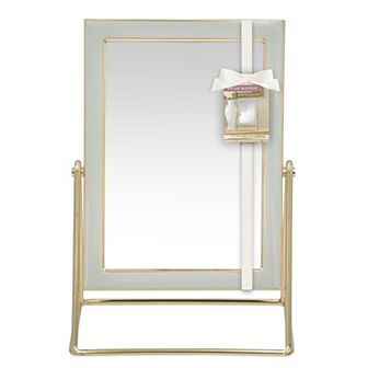 Belle Maison Green Enamel Mirror