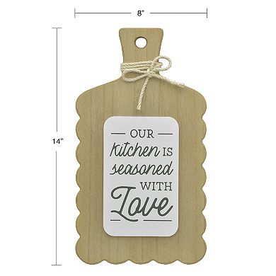 Belle Maison Seasoned With Love Wood Wall Decor