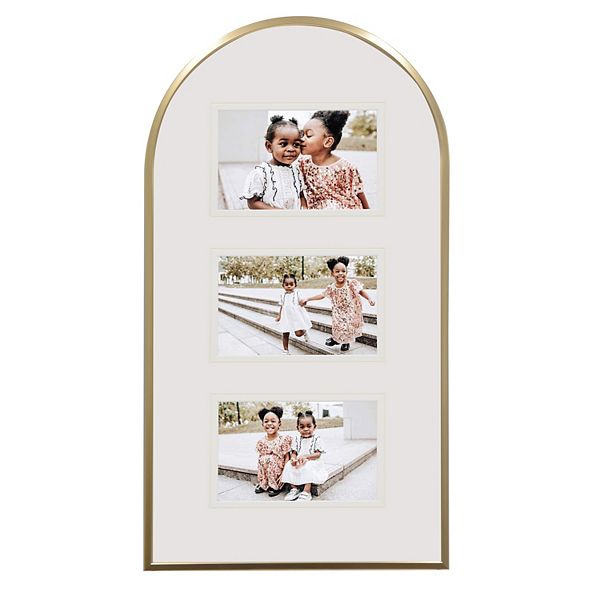 Belle Maison 3-opening Collage Wall Frame - Gold