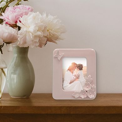 Belle Maison 3x4 Ceramic Floral Picture Frame