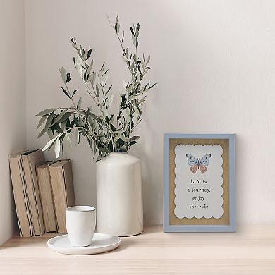 Belle Maison Life is a Journey Caption Box Table Décor