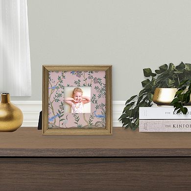 Belle Maison 4" x 4" Mat Gold Tabletop Frame