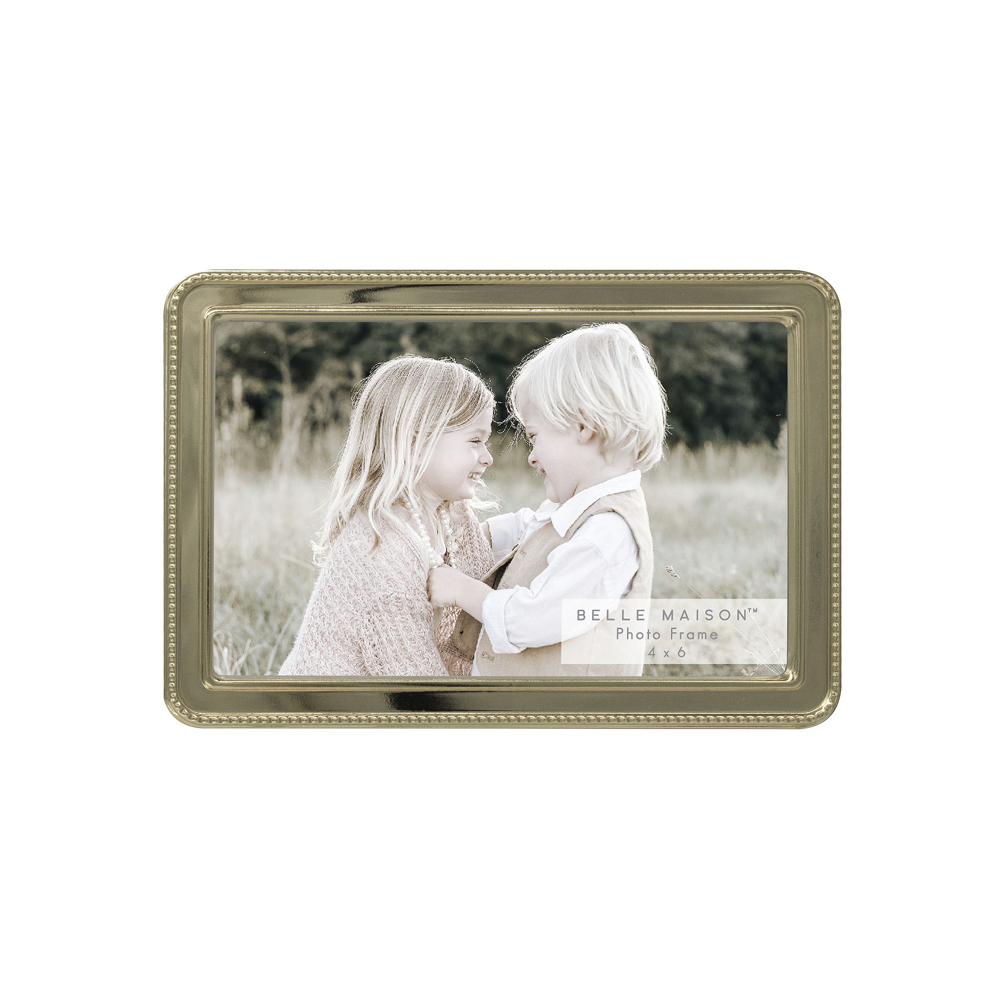 Belle Maison 4 x 6 Gold Metal Frame