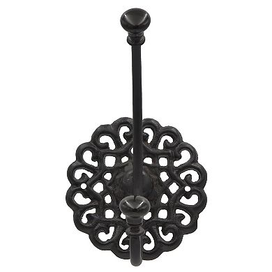 Belle Maison Black Iron Wall Hook