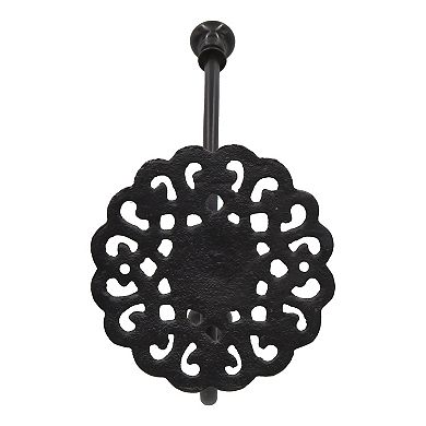 Belle Maison Black Iron Wall Hook