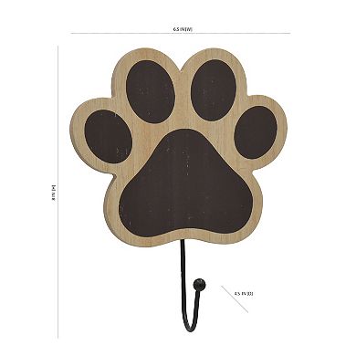 Belle Maison Pawprint Shaped Single Hook
