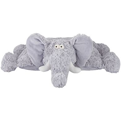 Mina Victory Plush Lines Foldable Stuffed Animal Indoor Throw Pillow