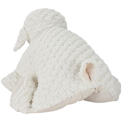 Mina Victory Plush Lines Foldable Stuffed Animal Indoor Throw Pillow