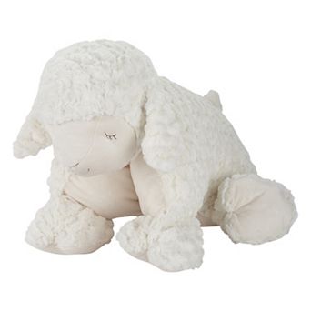 Mina Victory Plush Lines Foldable Stuffed Animal Indoor Throw Pillow