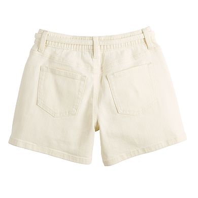 Girls 6-20 SO® High-Rise Pleat Front Belted Shorts in Regular & Plus Size