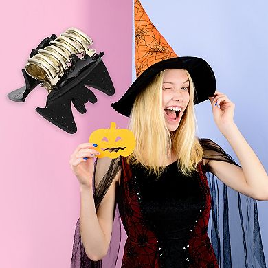 Bat Style Hair Clips Hairdo Clip for Halloween 1.97" Length 1 Pcs