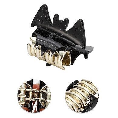 Bat Style Hair Clips Hairdo Clip for Halloween 1.97" Length 1 Pcs