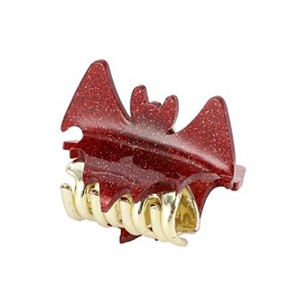 Bat Style Hair Clips Hairdo Clip for Halloween 1.97" Length 1 pc