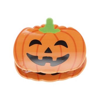 Halloween Spider Style Hair Clips for Women 3.15" Length Black Orange 1 pc