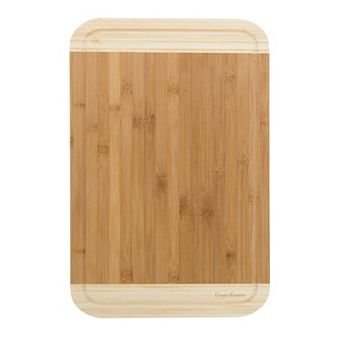 Classic Cuisine Extra Thick Two-Tone Bamboo Cutting Board