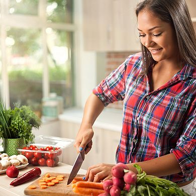 Classic Cuisine Extra Thick Two-Tone Bamboo Cutting Board