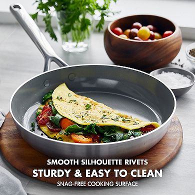 GreenPan GP5 2pc 10"in and 12"in 5Ply Stainless Steel Frying Pan Set
