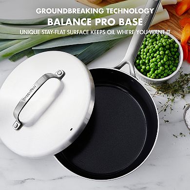 GreenPan GP5 3.26 QT 5Ply Stainless Steel Sauce Pan with Lid