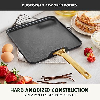 GreenPan Reserve 11" in Hard Anodized Caramic NonStick Griddle Pan