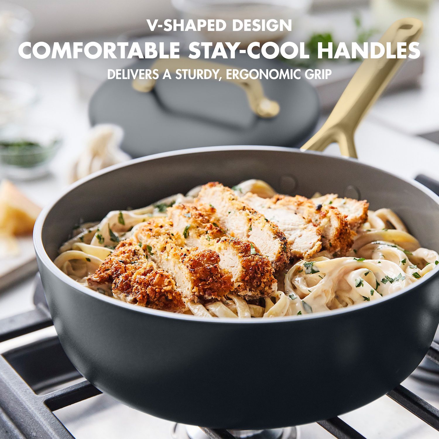 COLOR WHITE GreenPan GP5 Colors 14 pc Hard Anodized Ceramic NonStick Cookware Set