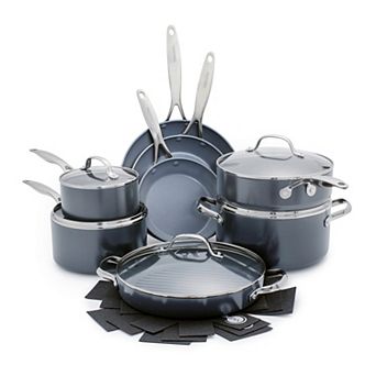 GreenPan Valencia Pro Hard Anodized Ceramic NonStick 16 pc Cookware Set