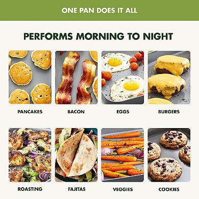GreenPan Valencia Pro Hard Anodized Ceramic Non-Stick Double Griddle