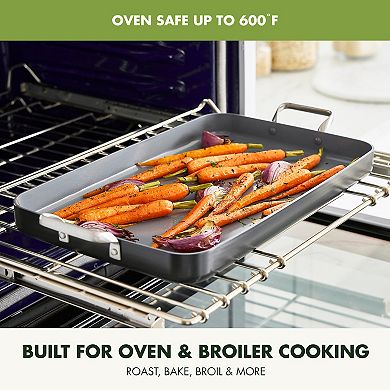 GreenPan Valencia Pro Hard Anodized Ceramic Non-Stick Double Griddle
