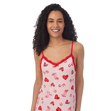 Women's Beauty Sleep Social Pink Slip Chemise