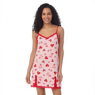 Women's Beauty Sleep Social Pink Slip Chemise