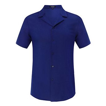 Men's Hawaiian Shirts Floral Printed Button Down Summer Tropical Holiday Beach Party Shirts