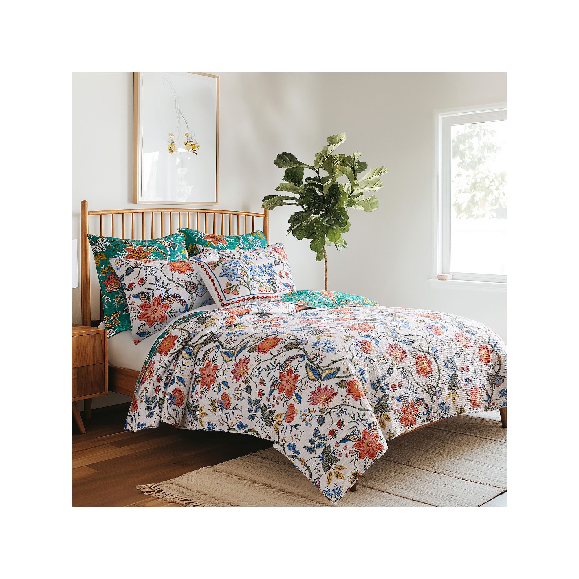 Levtex Home Carmina Euro Quilt Set, Multi