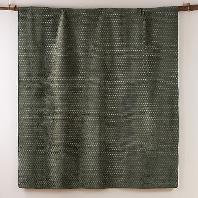 Levtex Home Velvet Stitch Chambray Quilt Set