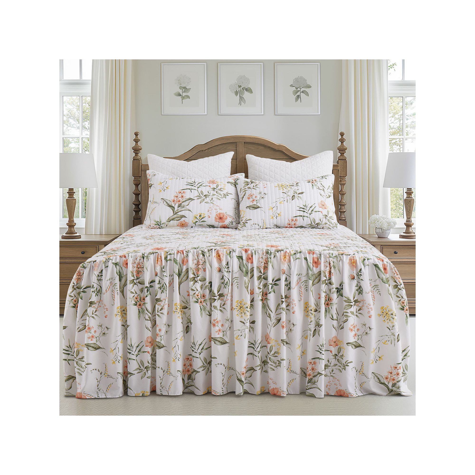 Levtex Home Vivian Bedspread & Shams Set, Green