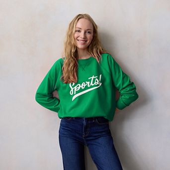 Women's LC Lauren Conrad French Terry Crewneck Sweatshirt