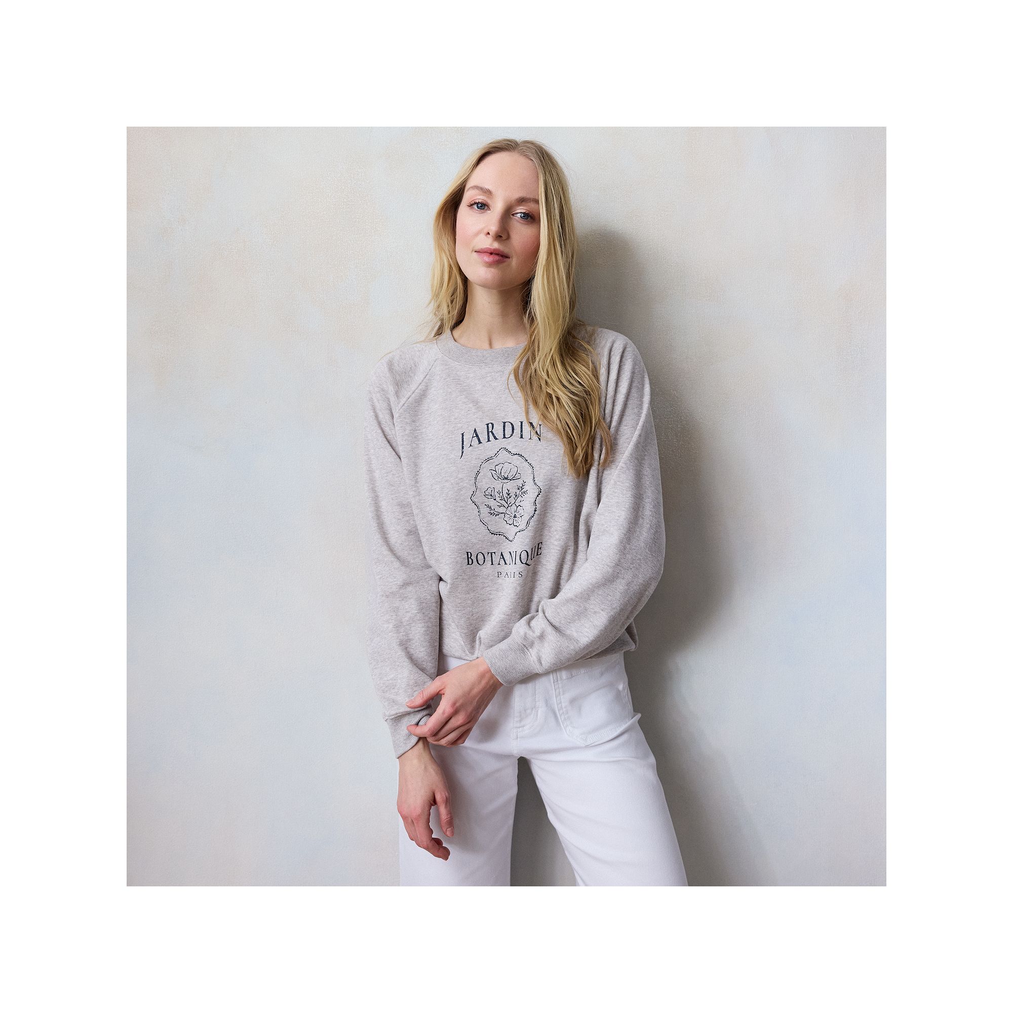 Womens LC Lauren Conrad French Terry Long Sleeve Crewneck Sweatshirt, Size