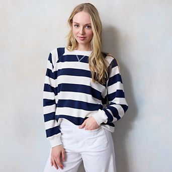 Women's LC Lauren Conrad French Terry Crewneck Sweatshirt