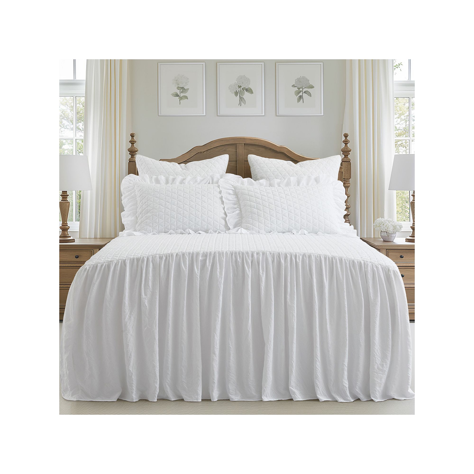 Levtex Home Rowan White Bedspread & Shams Set