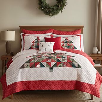Levtex Home Patchwork Pine Euro Quilt Set