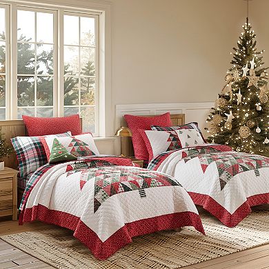Levtex Home Patchwork Pine Euro Quilt Set