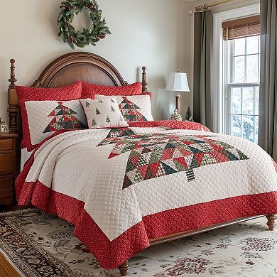Levtex Home Patchwork Pine Euro Quilt Set