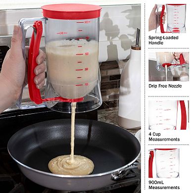 Chef Buddy 4-Cup Pancake Batter Dispenser