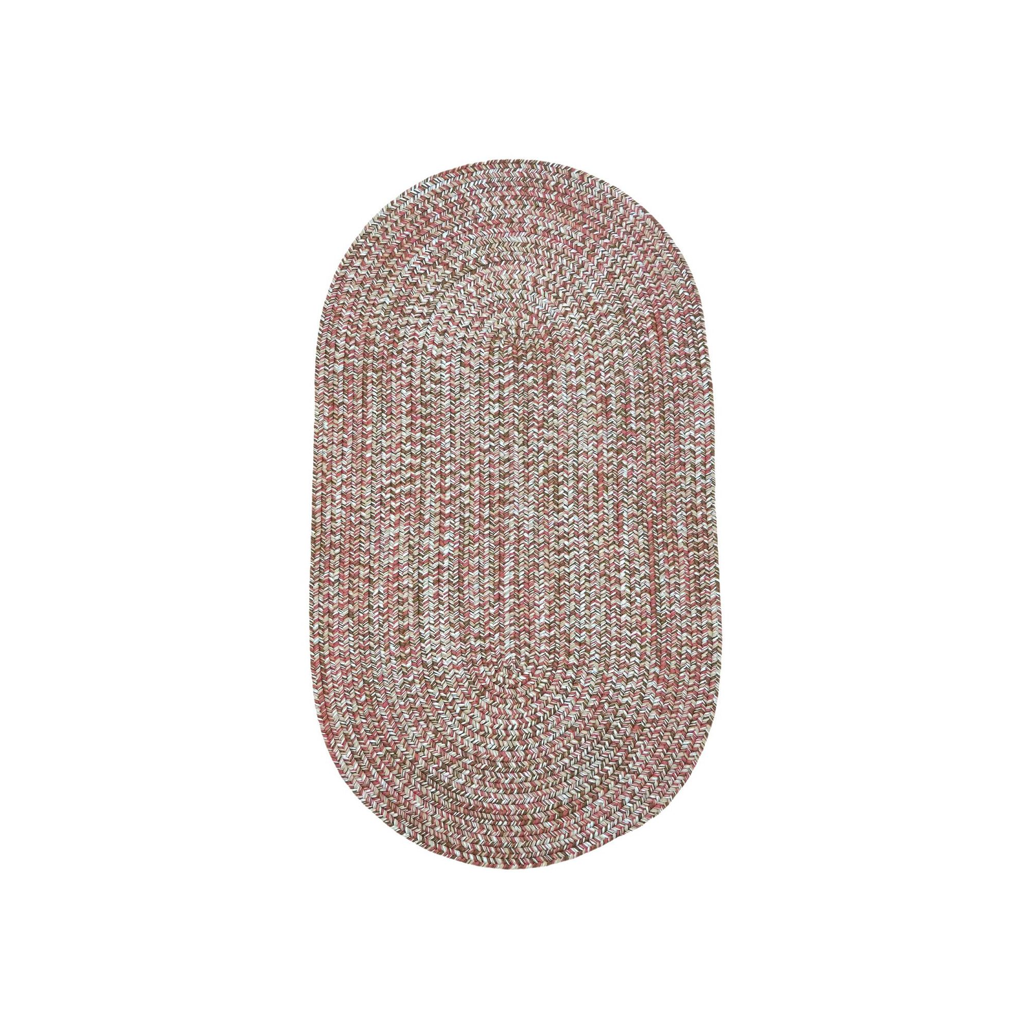 Colonial Mills Midway Reversible Woven Tweed Indoor / Outdoor Area Rug, Ros